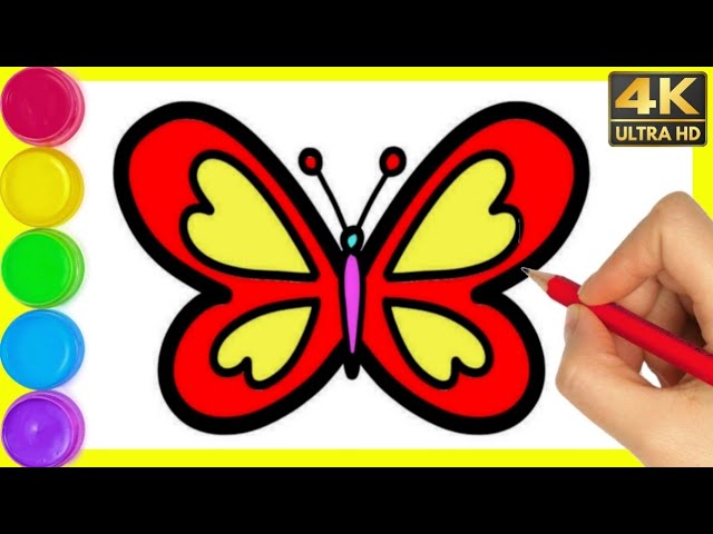 Coloring books: butterfly coloring - How to draw butterfly for kids |  Coloring books: butterfly coloring - How to draw butterfly for kids | By  Coloring Pages For KidsFacebook